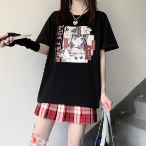 Anime Dark Girl T-paita