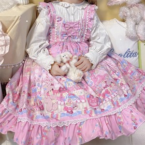 Teddy pinafore Lolita mekko...
